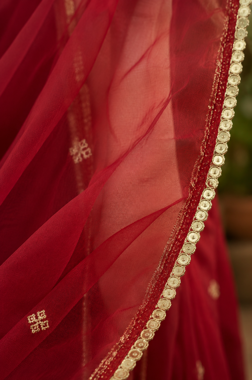 Pink Silk Blend Embroidered Peplum Short Kurta and Wide Palazzo Pants with Dupatta and Belt