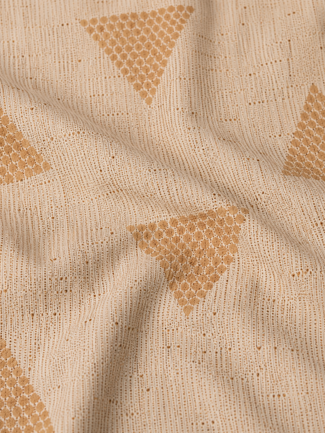 Beige And Black Block Printed Cotton Kurta Pant With Dupatta