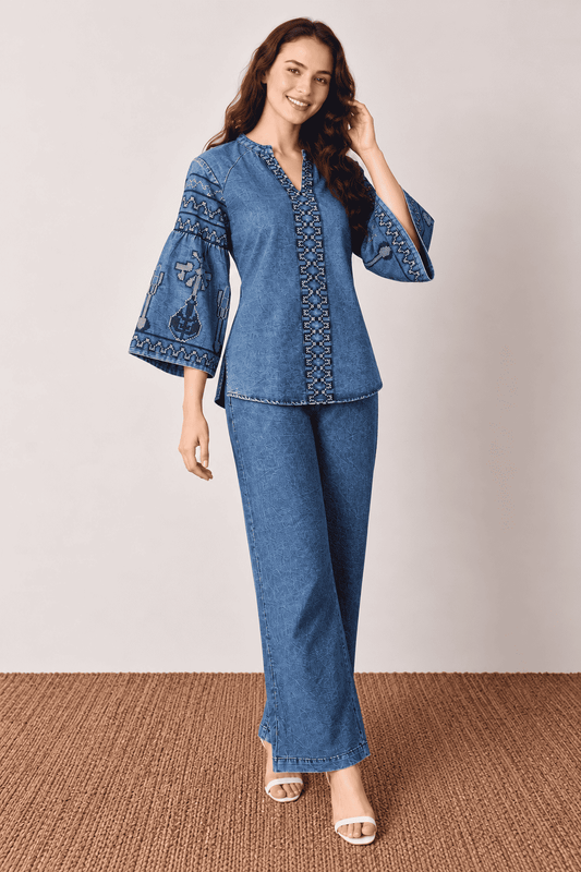 Blue Denim Co-ords
